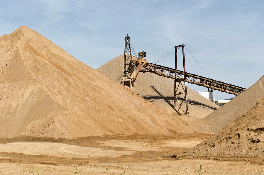 A typical Sand & Gravel quarry